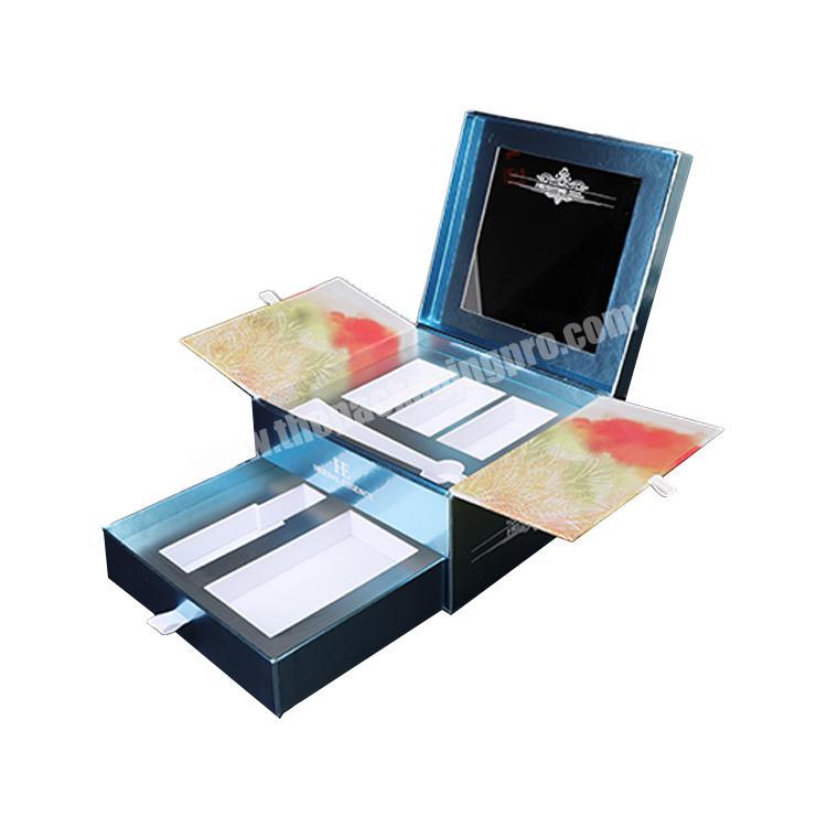Drawer Style Free Sample Cosmetic Paper Box Custom Perfume Packaging Paper Box