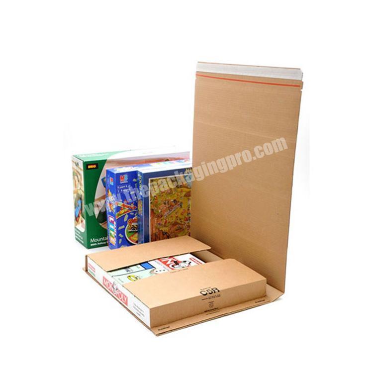 Cardboard Packaging Box Tshirts Mailer Book Wrap Around Mailers Book Wrapping Mailer Box