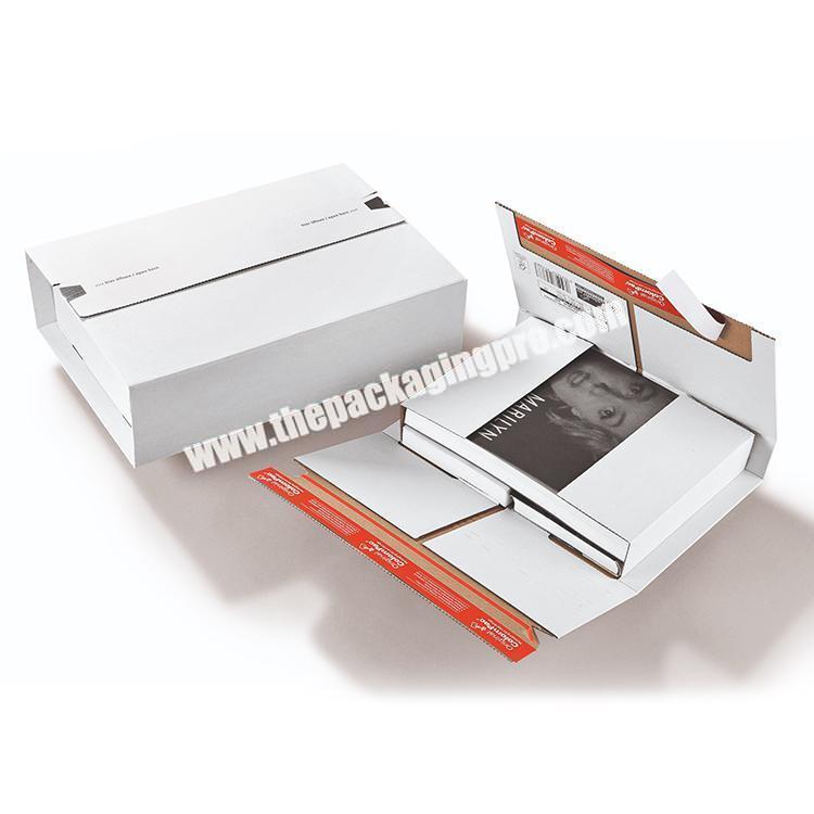 Mailer Wrapping Tshirts Mailer Box Cardboard Wrap Kraft Packing Boxes Book Wrapping Mailer Box