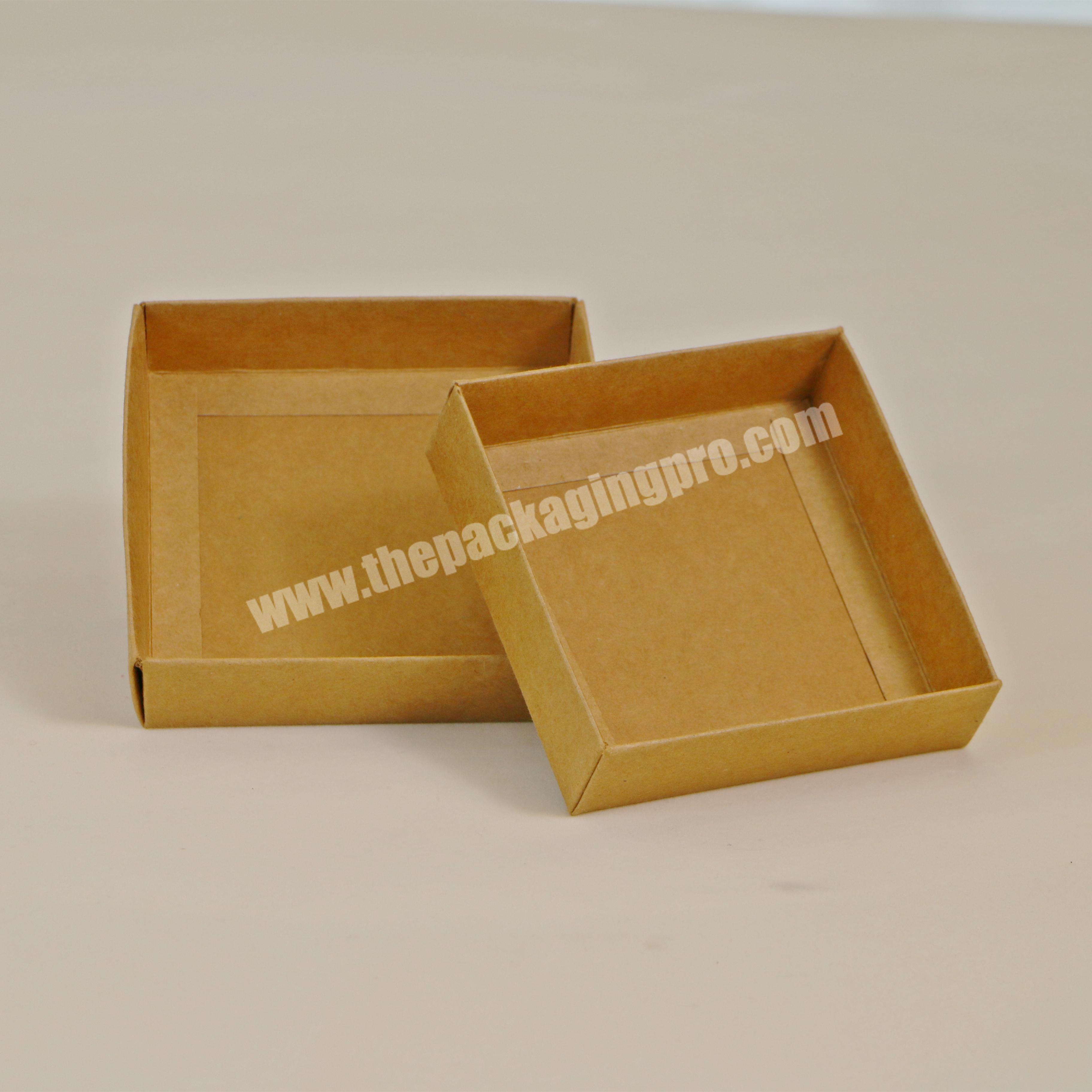 Customize Eco Small Kraft Paper Gift Box Packaging Custom Design Wholesale