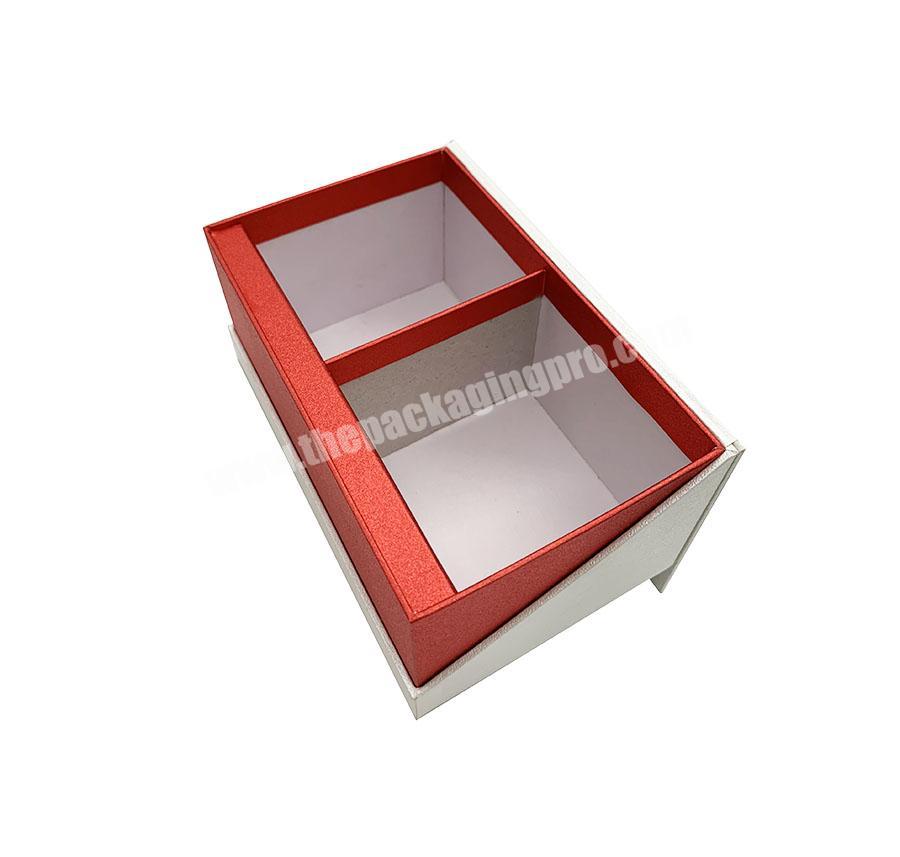 Gold Foil Silver Cardboard Gift Box Square Packaging Boxes Personalized