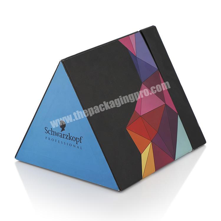 Factory Custom High quality Triangle Shape Creative Gift Box for Electronic Product Packaging