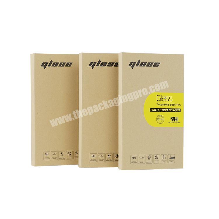 Factory Direct Sales mobile phone case tempered glass screen protector packaging box