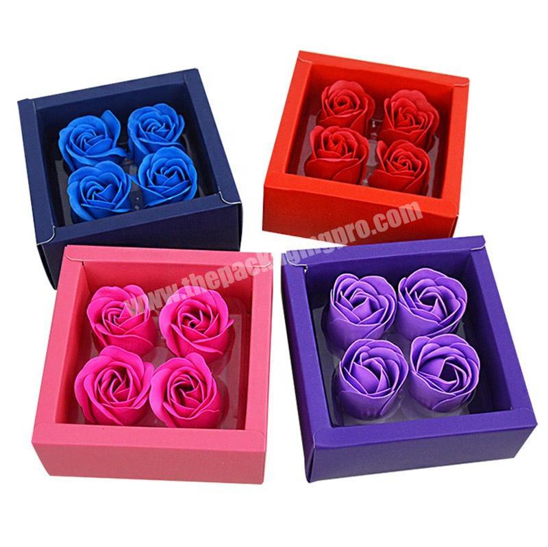 Factory Direct Supply Grazing Boxes Eco Flower Soap Gift Packaging Valentines Day Box