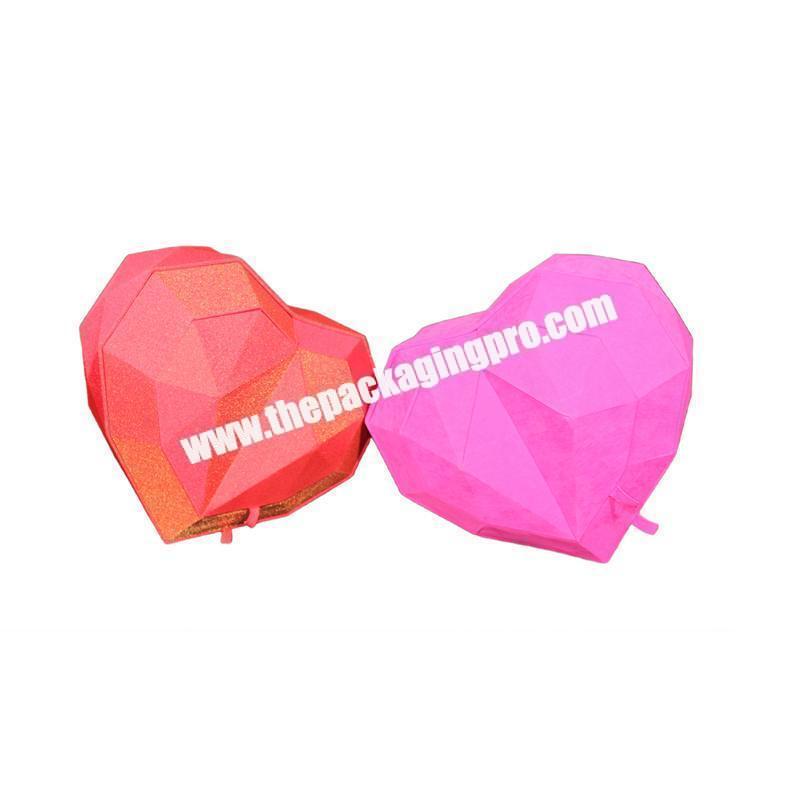 Heart Shaped Luxury Chocolate Gift Paper Box Packaging Custom Manufacturer