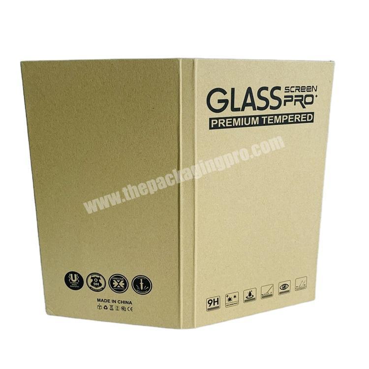 Factory cheap price tempered glass screen protector packaging phone glass film box