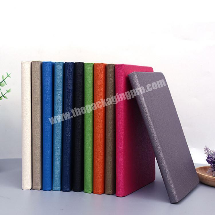 Factory prices custom logo PU leather notebook wholesale blank journals