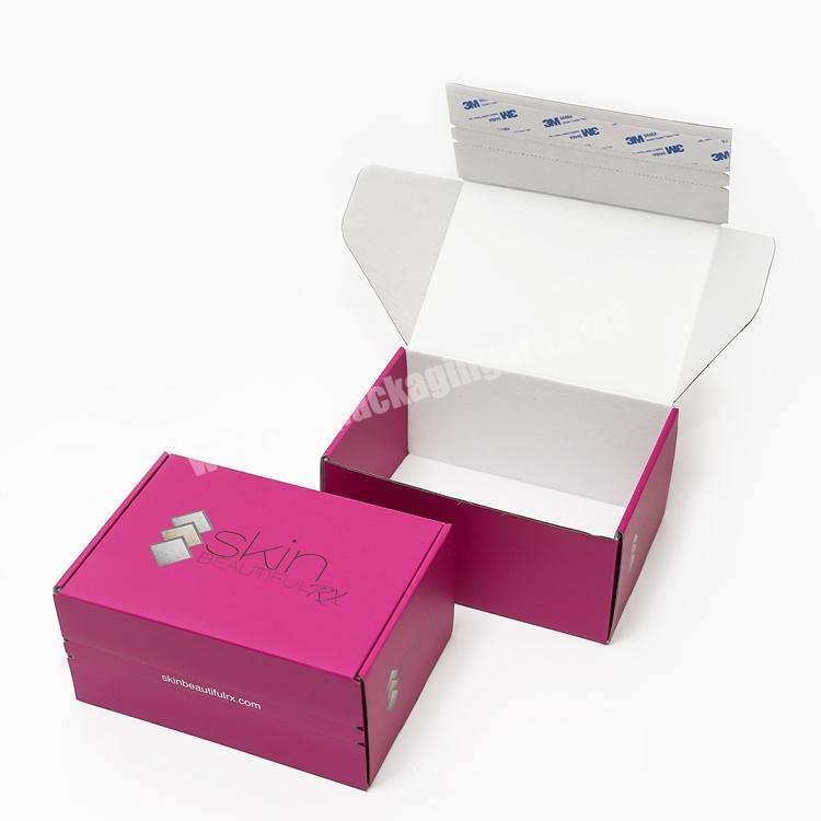 Flat Folding Shipping box Self Adhesive Tape Mailer Box Perforated Tear Strip Self Seal Postal Mailing Box with Custom Logo manufacturer
