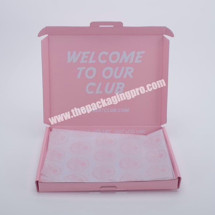 Custom Printed Corrugated Cardboard Packaging Mailer Box for Shipping Goods