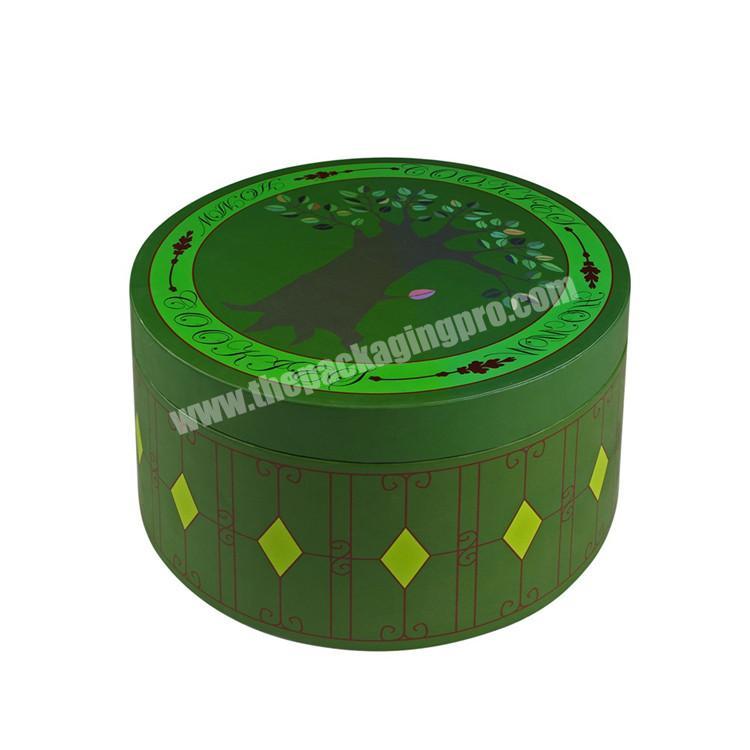 Gift Scarf Sale Royal Round Tube Flower Packaging Shipping rigid Paper Box