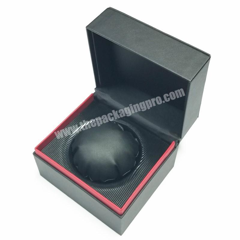 Handmade Black Plastic Watch Storage Box