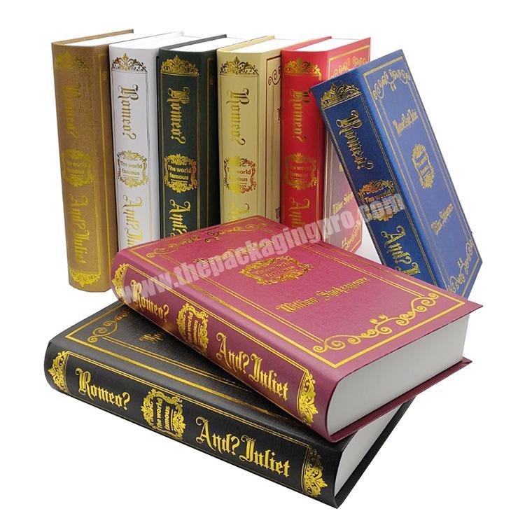 Hard Cover Decoration Fake Book Wholesale Handmade Cheap Customized
