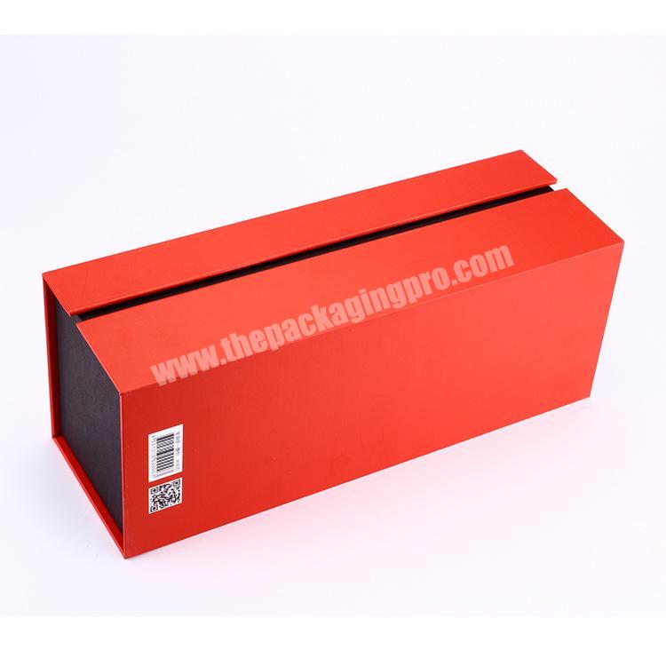 High End Custom Cardboard Packaging Red Christmas Festival Wedding Gift Box