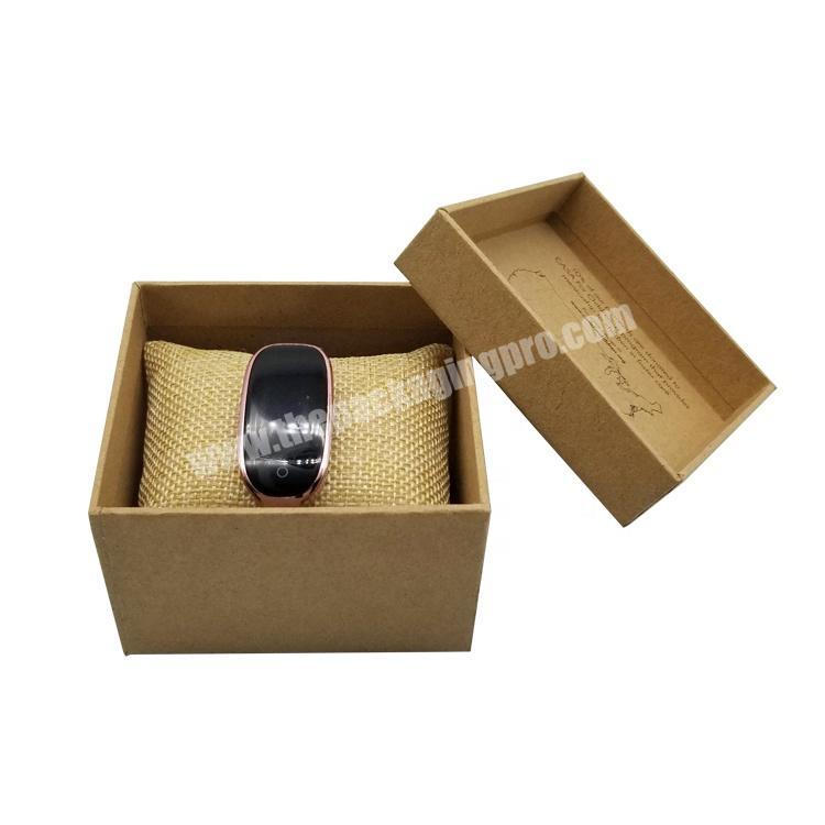 High Quality Cardboard Custom Kraft Paper Watch Gift Box With Logo