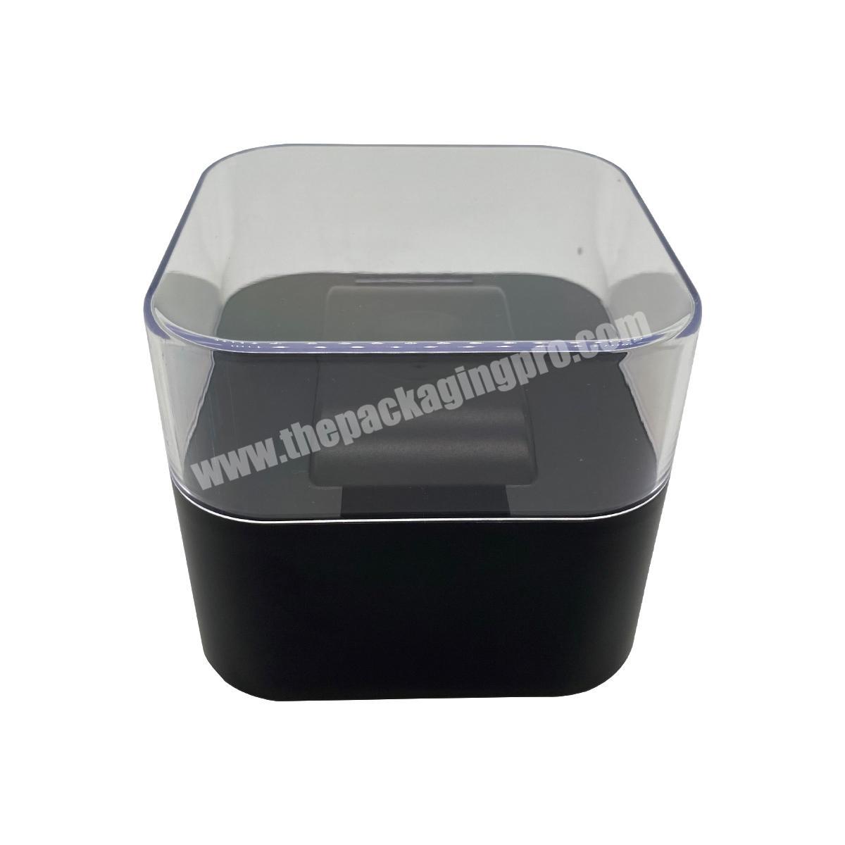 High Quality Factory Directly Filet Arc Box Black Bottom Watch Box