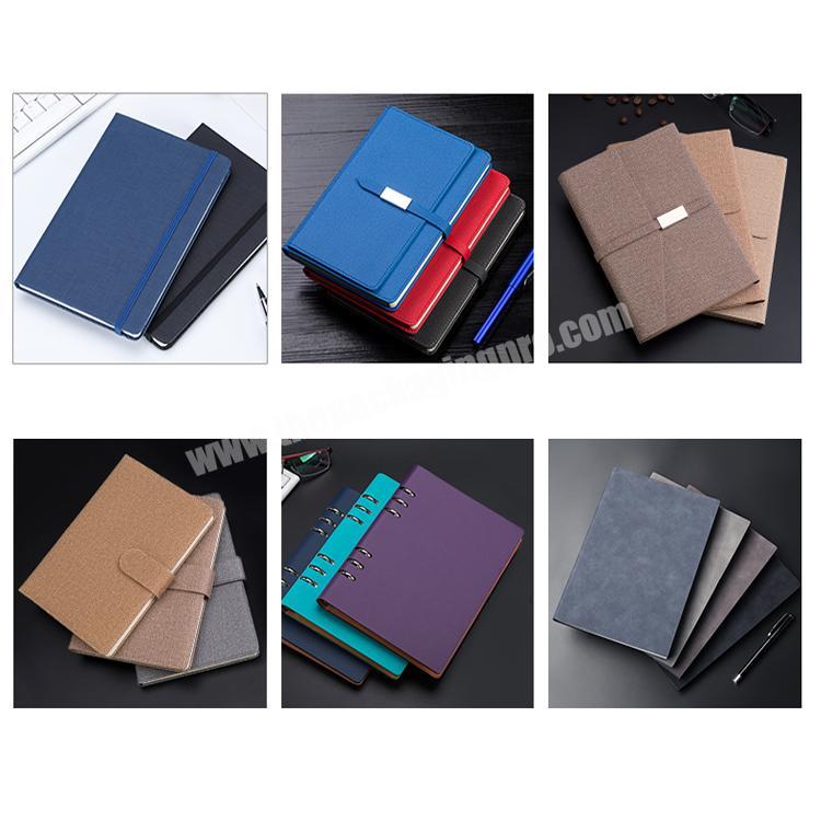 High quality A5 PU cover leather notebook holder factory
