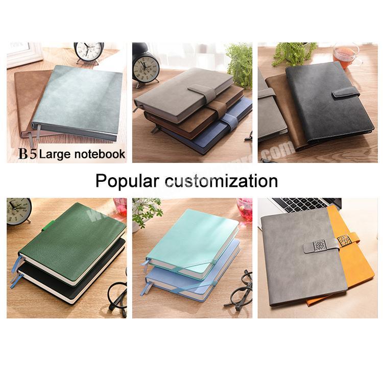 High quality A5 PU cover leather notebook holder manufacturer