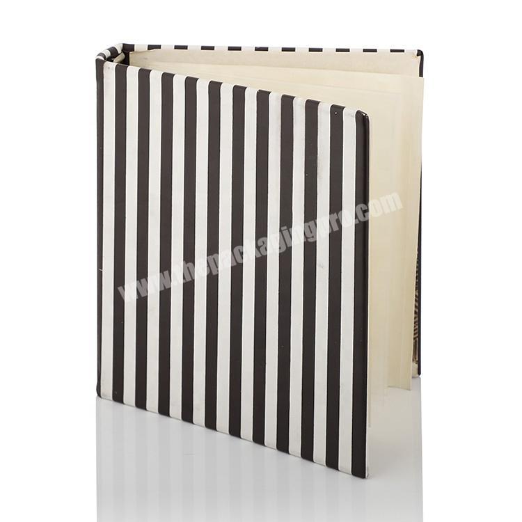 High-quality Ribbon Page Marker Large Personal Business Hardcover metal ring Spiral Notebook with PVC pocket