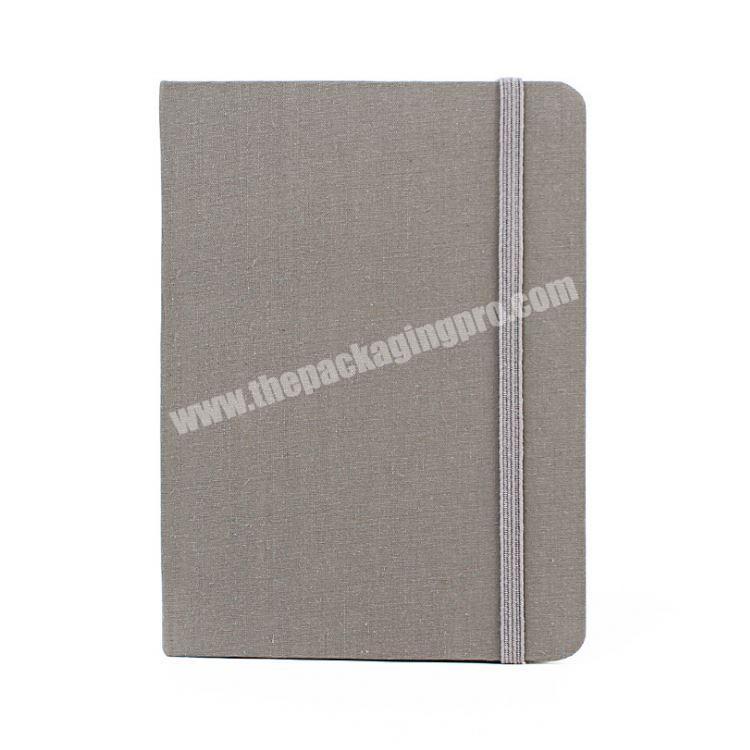 Hot custom products diary 2022 stationary fabric cover journal a5 notebook planner
