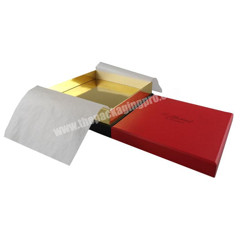 Hot sell high quality elegant customized chocolate gift packaging box