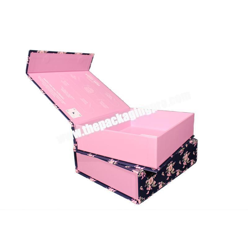 Wholesale Luxury Rigid Paper Gift Box Custom Printing Beautiful Magnetic Cardboard Gift Box