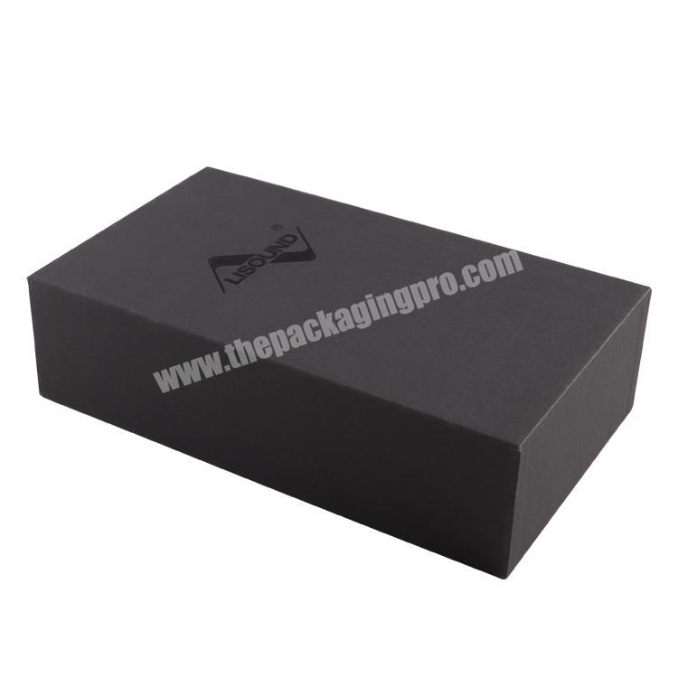 Luxury Custom Black Incense Scarf Ring Earring Eyewear Packaging Gift Box