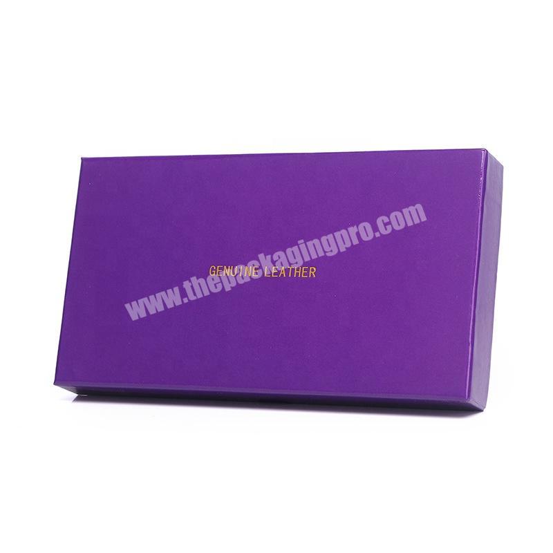 Luxury Custom Brand Clothing Box T Shirt Packaging Purple Gift Boxes for  Lingerie