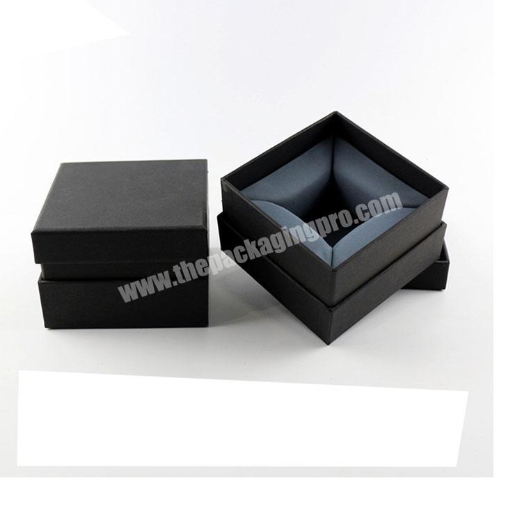 Luxury Custom Made Black Paper Packaging Gift Box With Foam Insert