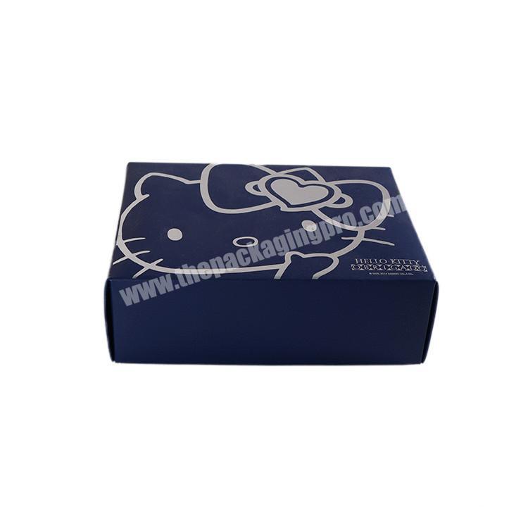 Luxury Custom Paper Cardboard Hot Stamping Hello kitty Cute Pattern Packing Gift Box