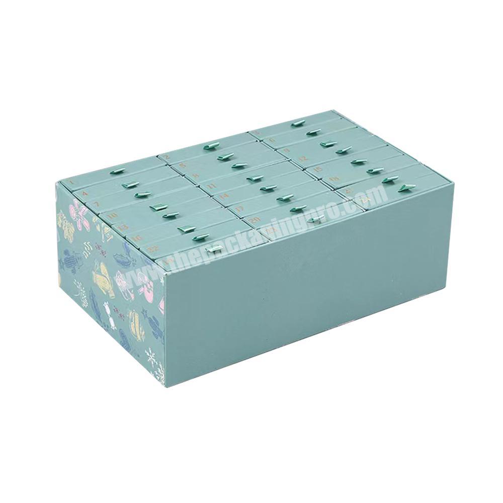 Luxury Customize Huge Cheap Box Custom Card Candle Blank Advent Calendar 12 Days Boxes wholesaler