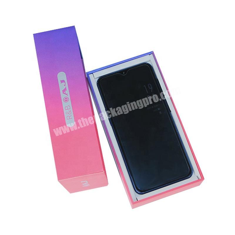 Luxury Electronic Cell Phone Case Packaging Empty Boxes for Mobile Phone