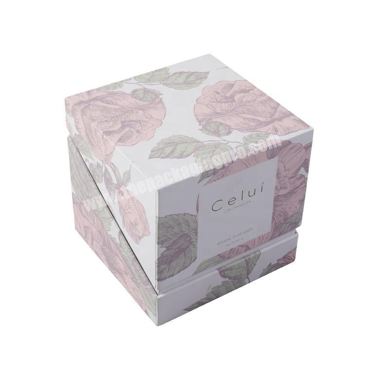 Luxury Full Color Rigid Cardboard Foldable Paper Box Custom Print Clamshell Magnetic Paper Box