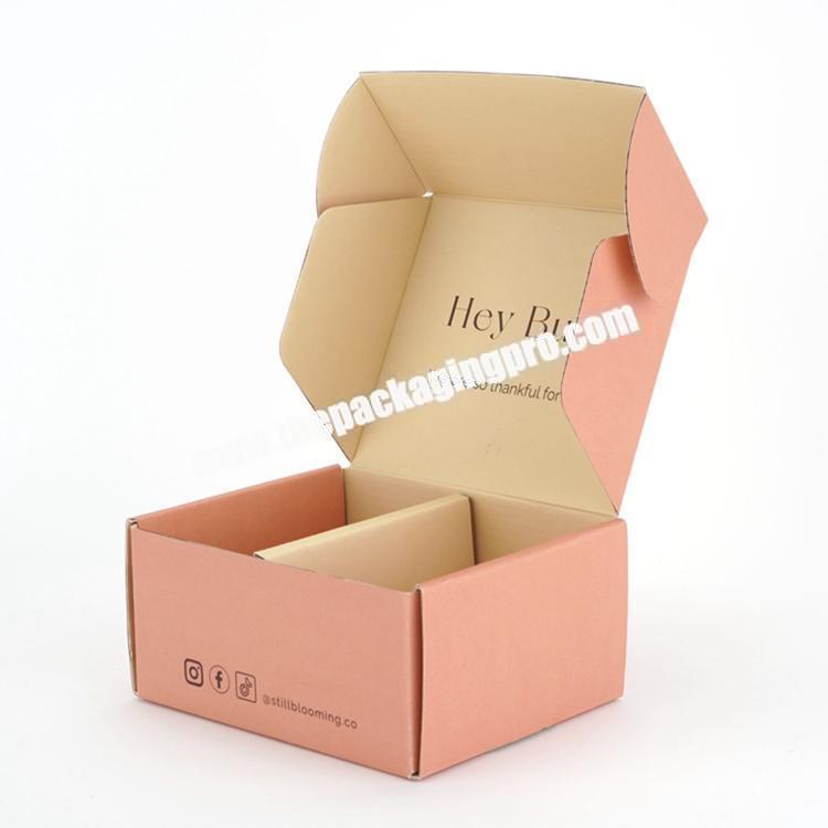 Small Cardboard Nude Pink Fedora Hat Shipping Boxes Packaging Paper Gift Box