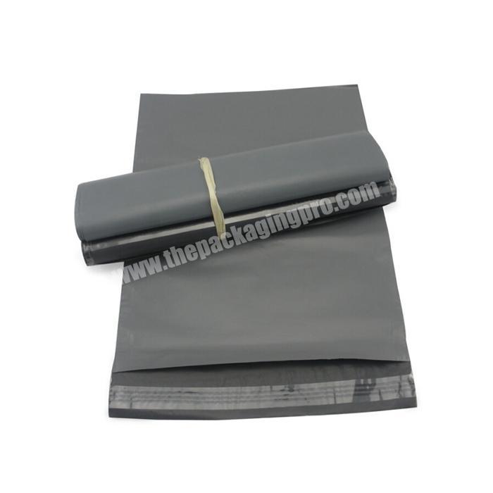 Multifunction cheap custom provate label poly gray garment shipping bag