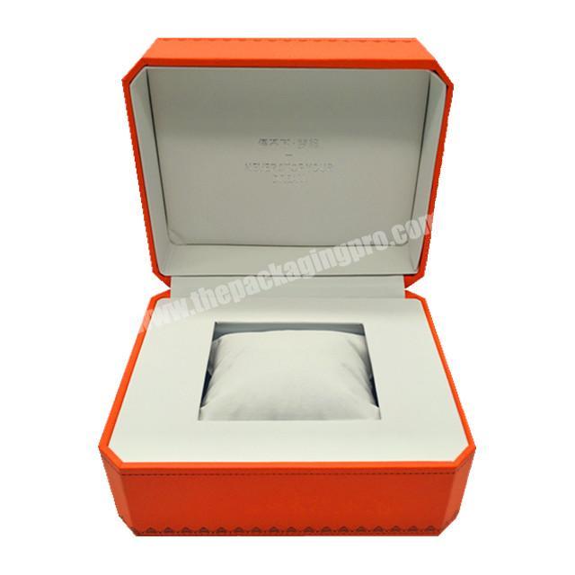 New Design Wholesale Luxury Custom  PU Leather Packing Watch Packaging Box Watch Gift Box For Watches