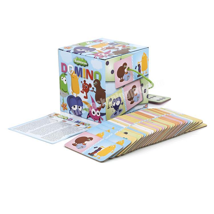 OEM Custom Printing Plastic Paper Party Memory Math Kid Adult Family Card Game