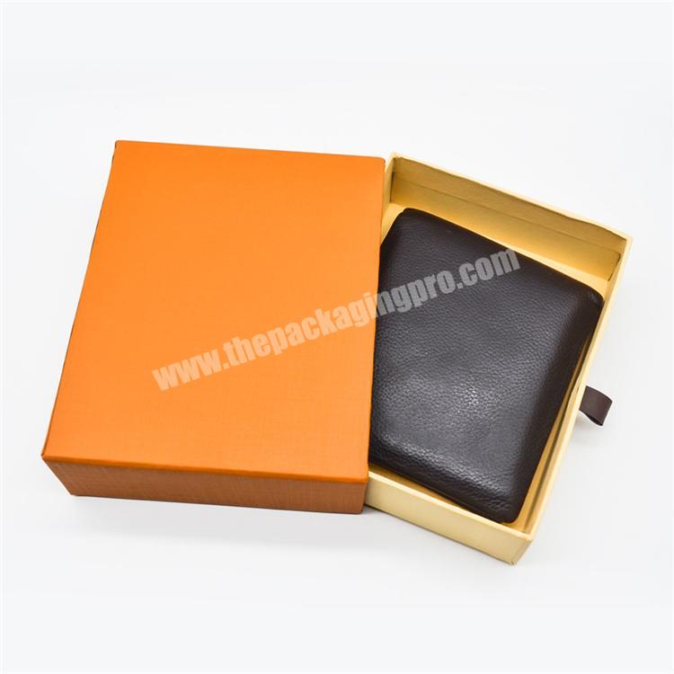 OEM Mens Leather Magnetic Wallet Gift Box