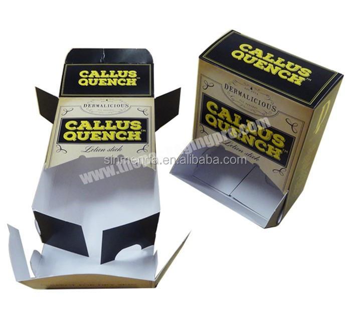 Pharma medience packaging cardboard foldable paper dispenser box