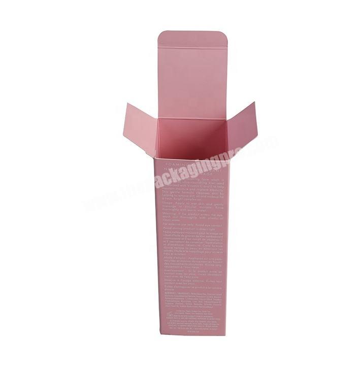 Pink Color Skincare Cosmetic Paper Custom Lipstick Box Packaging Lipstick Package Boxes
