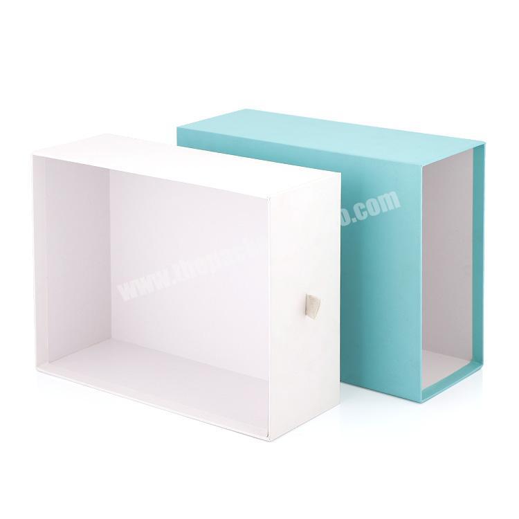 Popular Design Logo Printed Paper Sliding Drawer Box Custom Drawer Gift Box