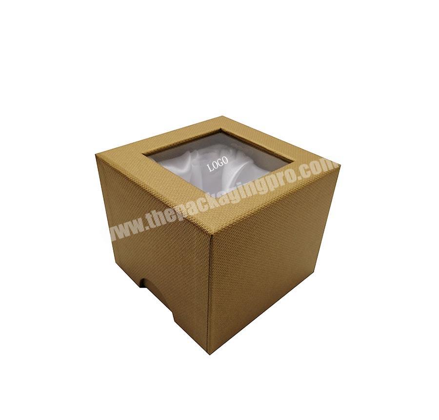 Premium Unique Yellow Cardboard Gift Packaging Boxes Set Box With Lids