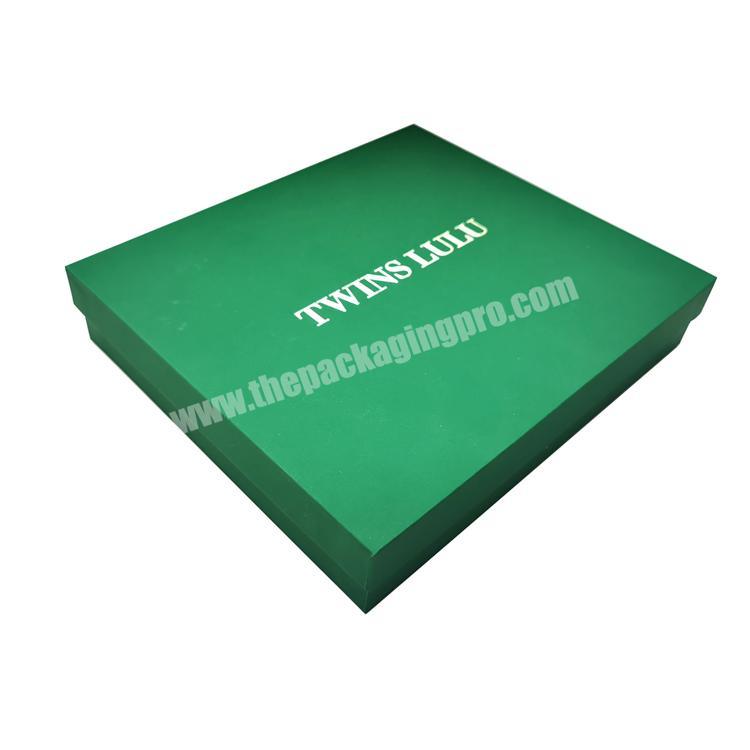 Hot sale spot  printing hot stamping custom logo print luxury neck lid and base gift box