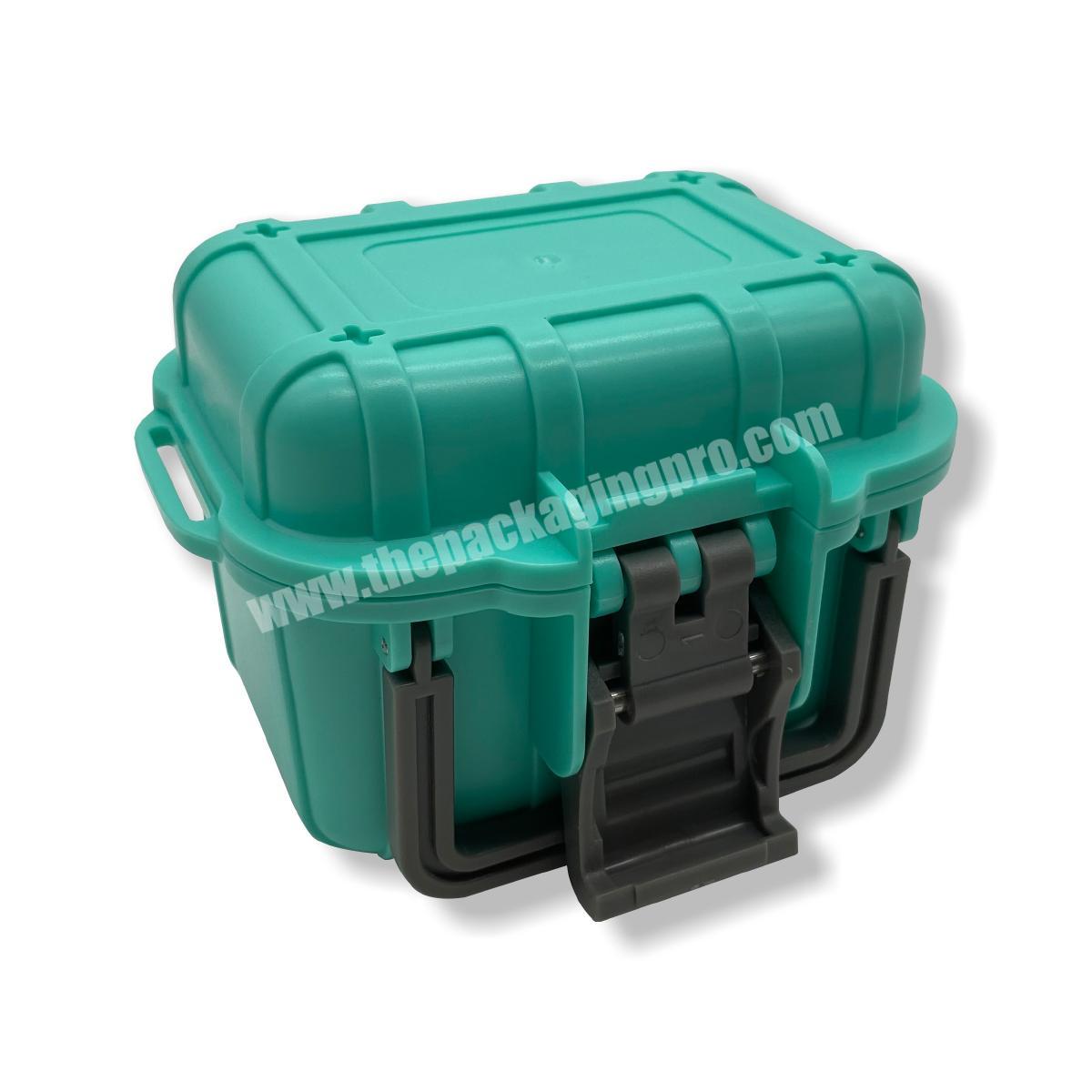 Pure Mint Green cuboid Storage Box High Quality Plastic Watch Box
