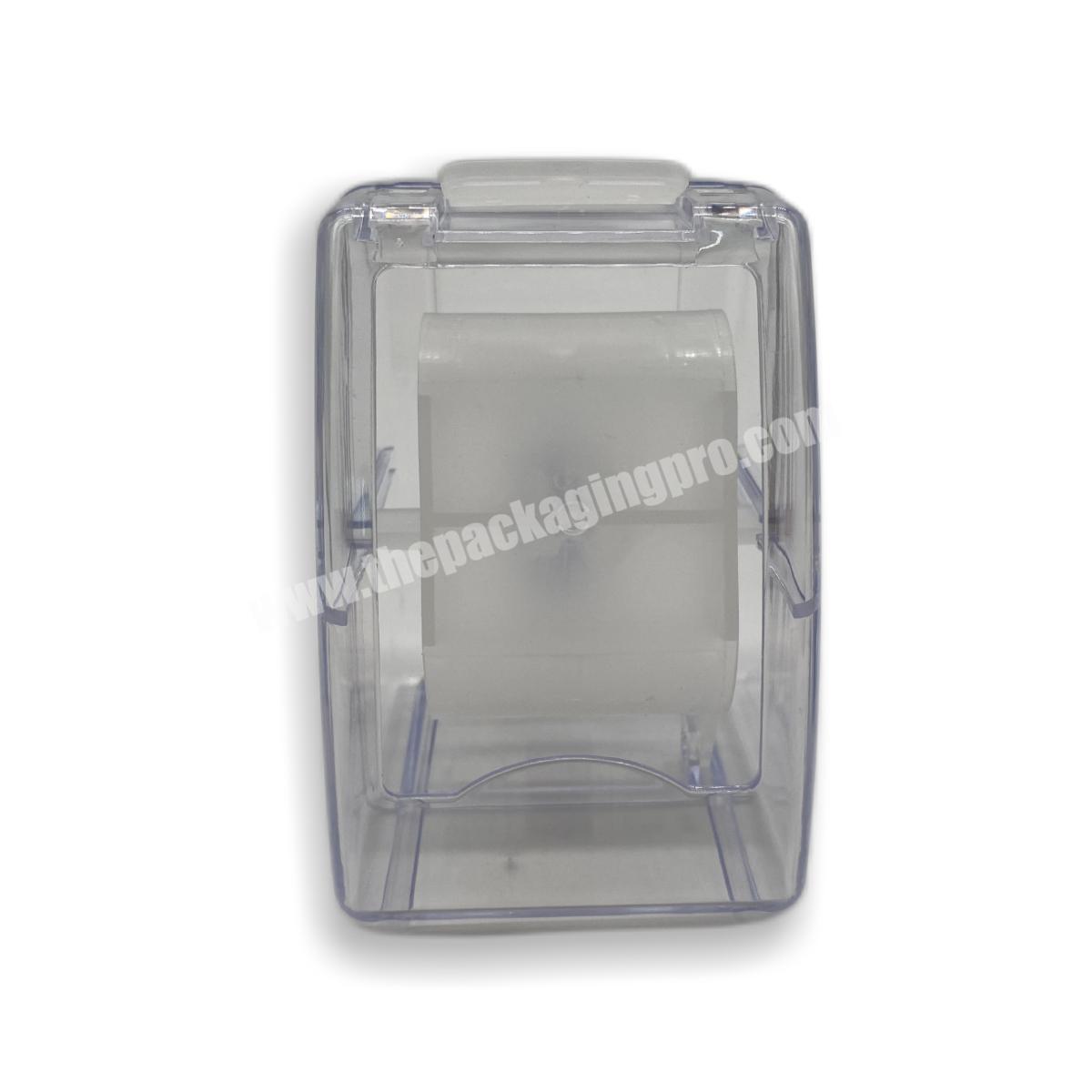Pure Transparent Plastic Watch case High Quality Empty Cover Watch Packaging Box