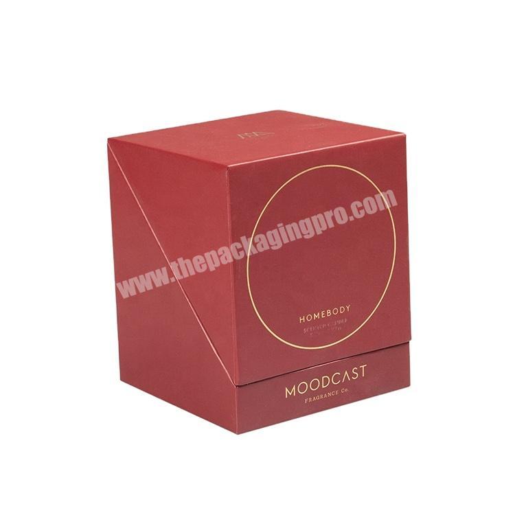Quality Fragrance RedCard Packaging Box Boutique Perfume Paperboard Foldable Box Flower Scent Rigid Box Packaging