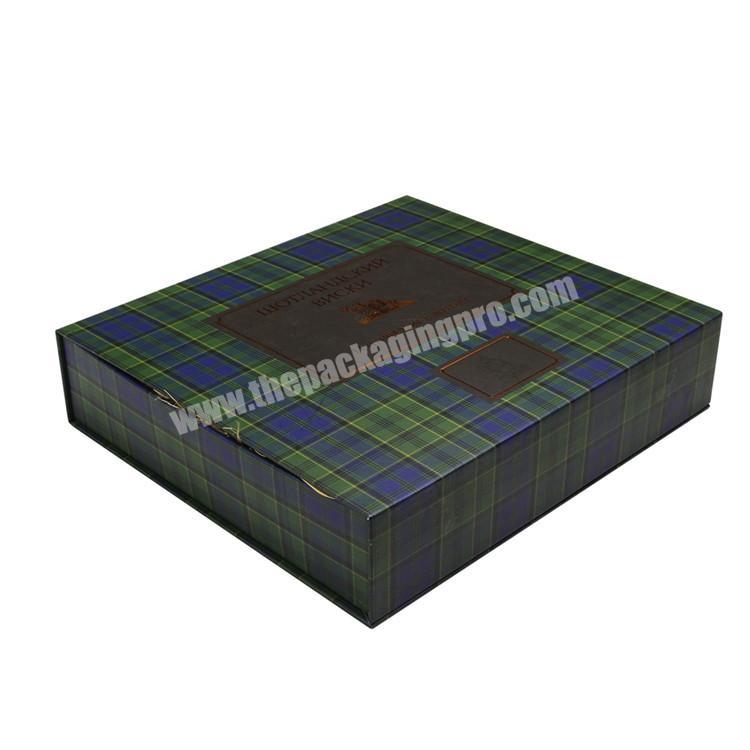 Rigid Apparel Packing Black Lining Foam Folding Board Cardboard Box Custom Packaging