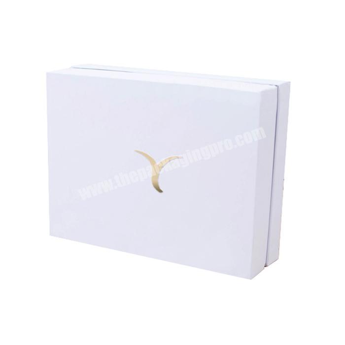 Rigid Packaging White Cardboard Paper Box With Own Logo
