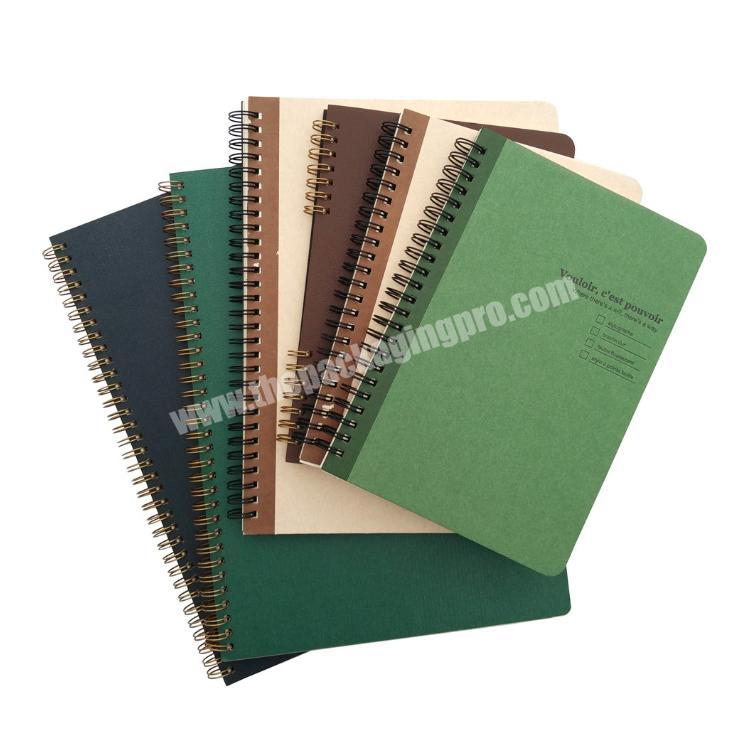 School supplies stationery custom diary book personal planner spiral notebook a4 a5