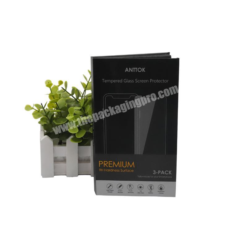 Screen packaging box suitable for screen assembly Packaging of tempered film protective film