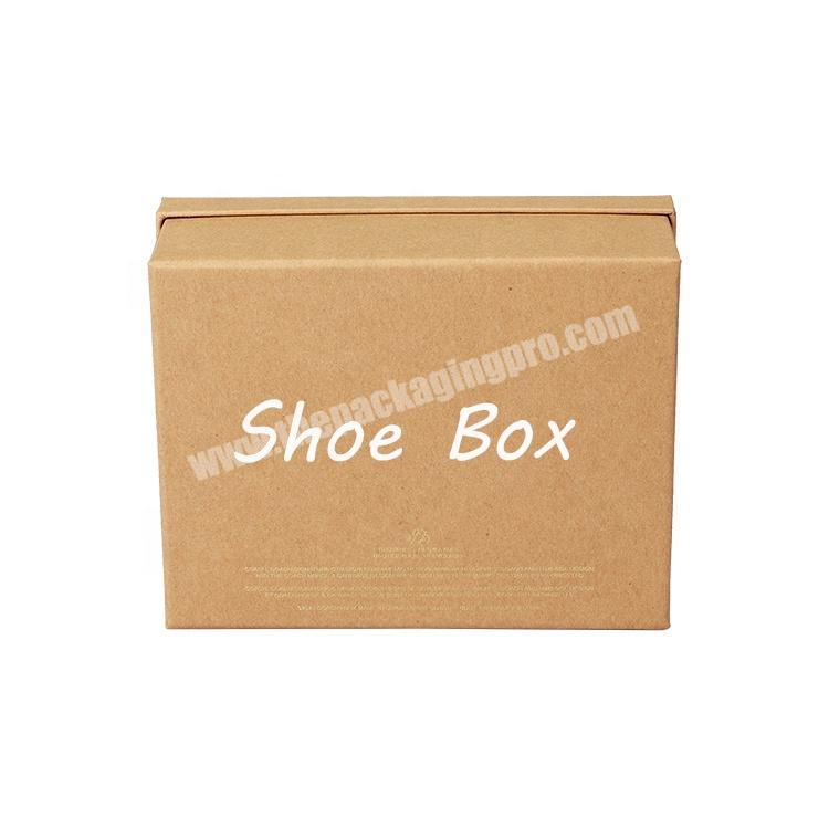 Size EUR 35-46 Custom Paper Shoes Packaging Box Shoe Pack Box Corrugated Paper Shoes Box